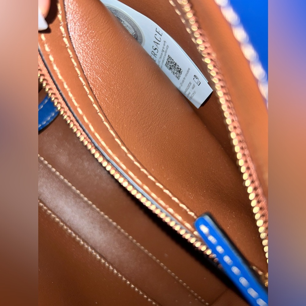 VERSACE denim Le Medusa mini tote - Picture 7 of 8